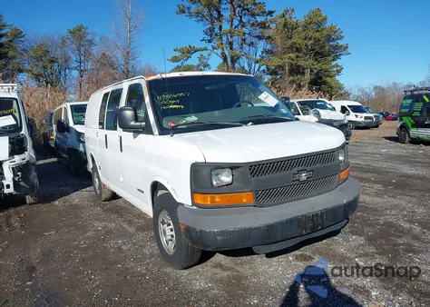 2005 Chevrolet Express z USA, uszkodzony, nr VIN 1GCGG25V551142310